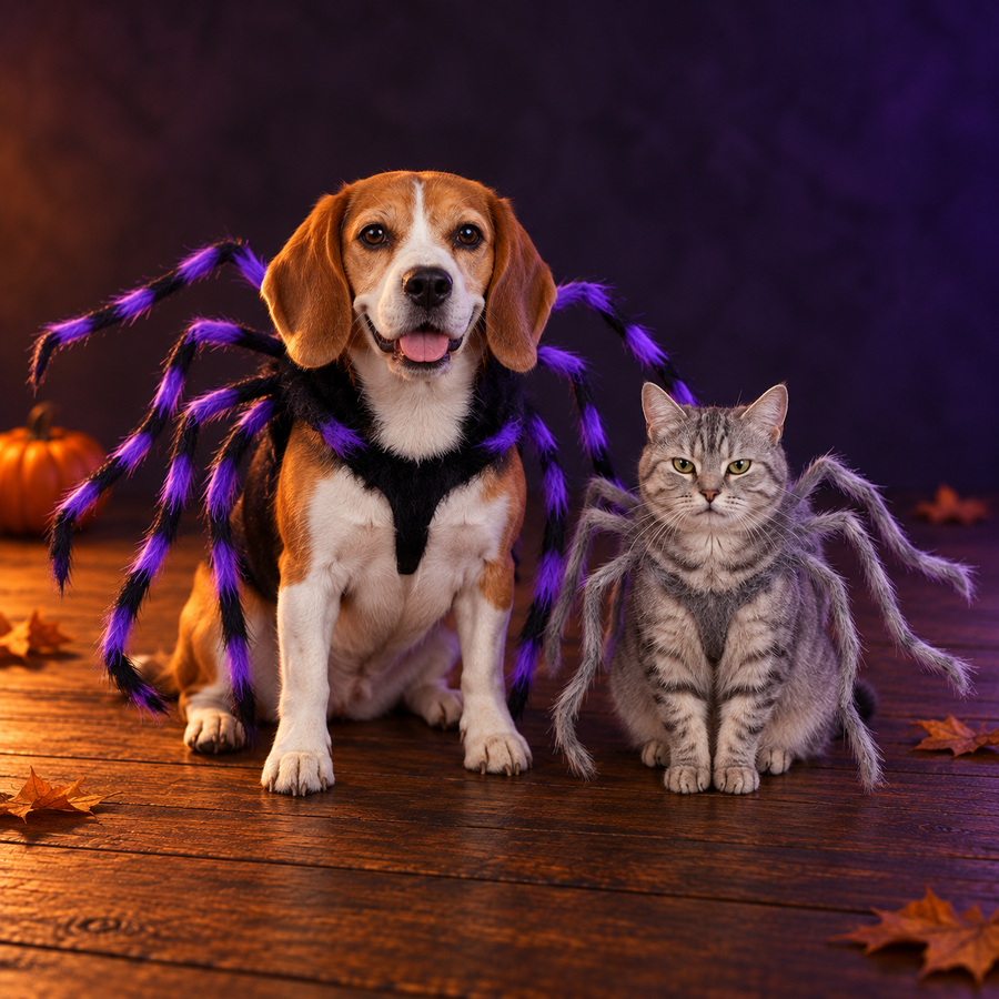 SpiderPup™ – Halloween Spider Costume for Dogs & Cats